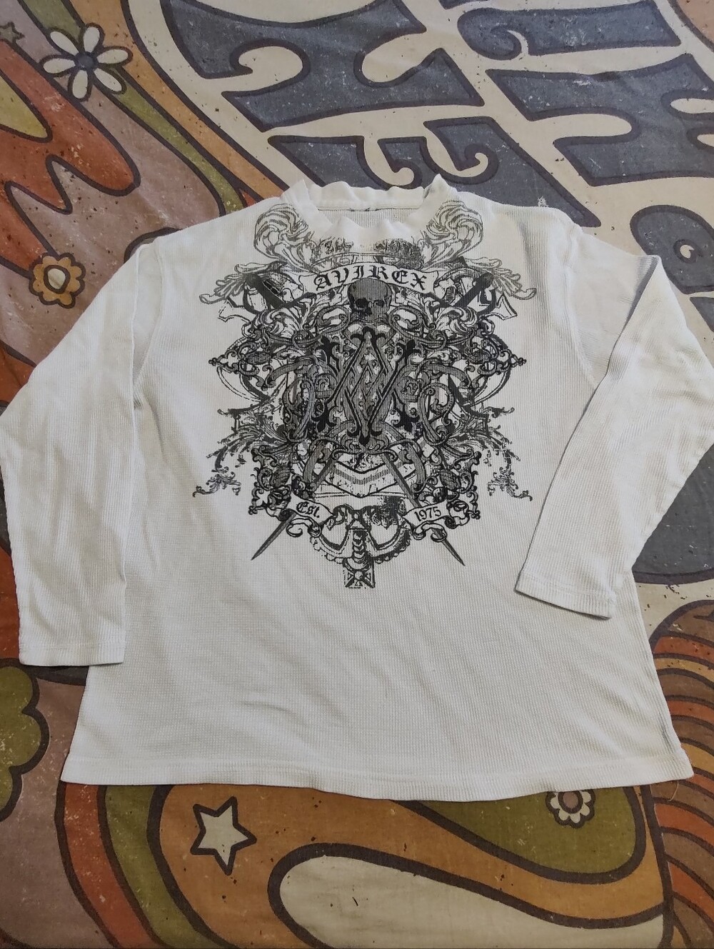 Vintage Avirex Waffle Knit Shirt